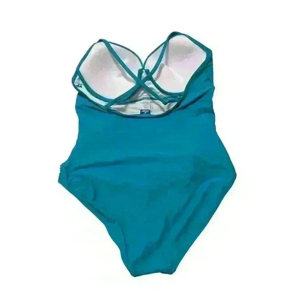 Hilor Aqua One-Piece Criss Cross Back Swimsuit NWT Size 16 - Picture 4 of 11